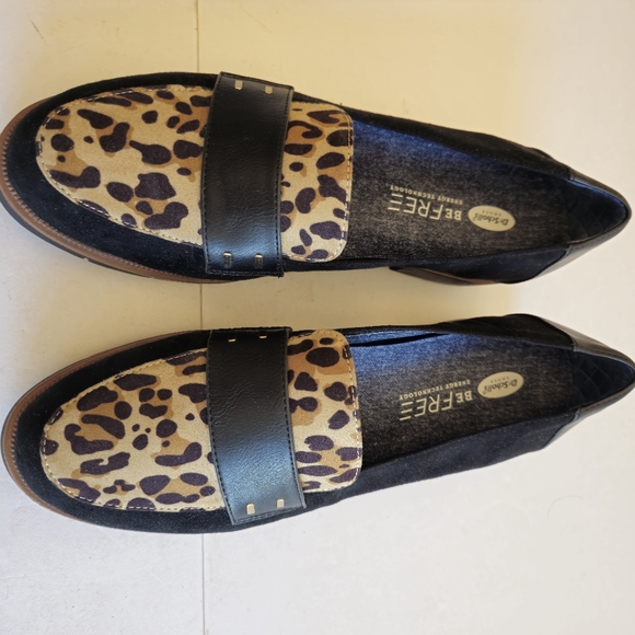 Dr. Scholl's Women's Be Free Animal Print  Comfort Loafers Black Size 9.5 - Picture 3 of 16